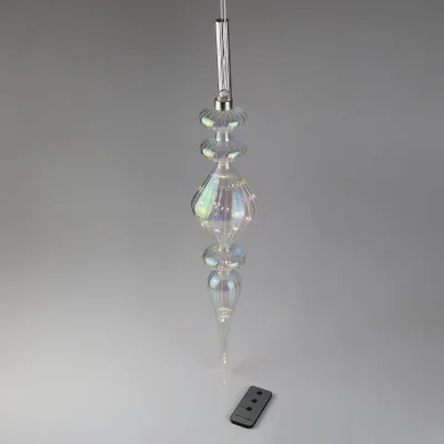 LED Glaszapfen 'Iris', Höhe ca. 47 cm