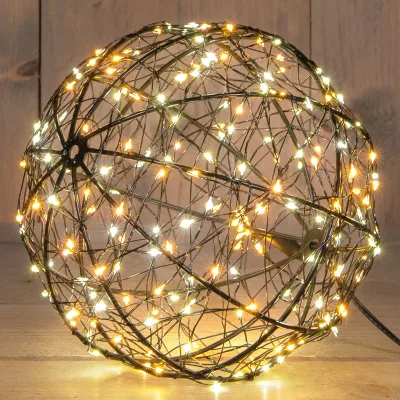 LED Kugel 200 klassisch warme/warmweiße LEDs, ca. Ø 18 cm