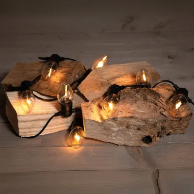 LED Lichterkette Flammeneffekt, 10 LEDs, Länge ca. 10 Meter