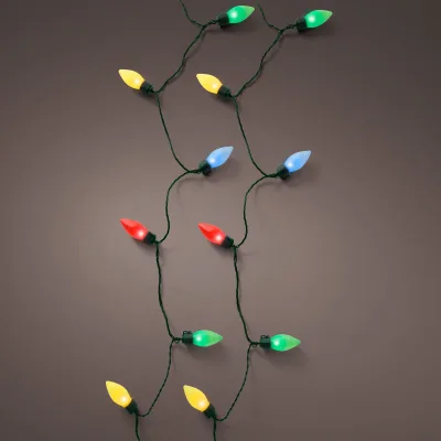 LED-Partylichterkette, 100 bunte LEDs, Länge ca. 19,80 m