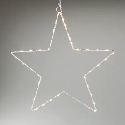 LED Stern, warmweiß, 70 LEDs, Höhe ca. 58 cm