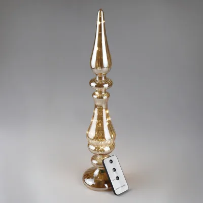 LED Zapfen 'Amber', Höhe ca. 39 cm