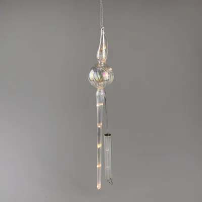LED Zapfen 'Kugel', weiß, Höhe ca. 40 cm