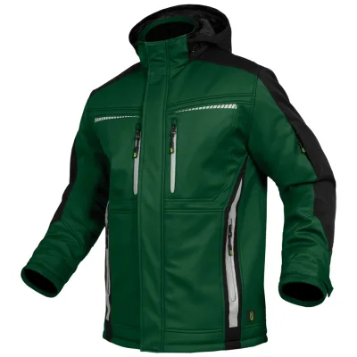 Leibwächter Winter-Softshelljacke Flex-Line FLEXI Gr. 5XL grün/schwarz