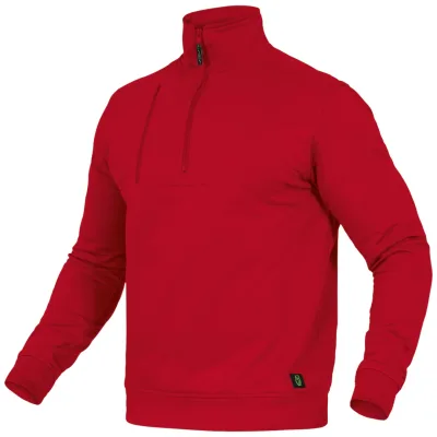 Leibwächter Zip-Sweater Flex-Line  Gr. 4XL rot