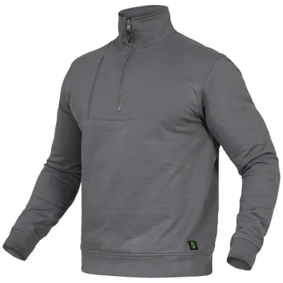 Leibwächter Zip-Sweater Flex-Line  Gr. 7XL grau