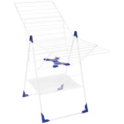 Leifheit Standtrockner Classic 250 Flex Blau, Weiß 61x94x151 cm