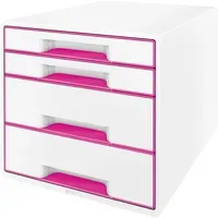 Leitz Schubladenbox WOW CUBE 4 Schubladen