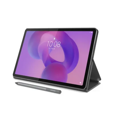 Lenovo Idea Tab + Stift + Folio Case, 11 Zoll, 4 GB + 128 GB, Luna Grey, (ZAFR0003SE, IPS, 90 Hz, Android 15)