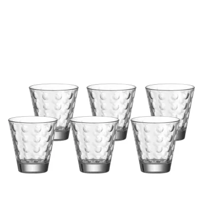 Leonardo Trinkgläser Optic 215 ml 6er Set