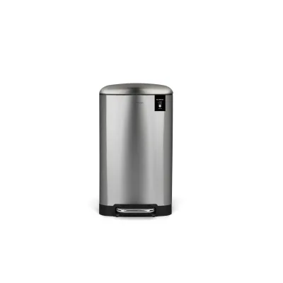 Les Collectors Tret-Mülleimer N°712 / Edelstahl / silber / 30 L / herausnehmbarer Inneneimer/ rechteckig