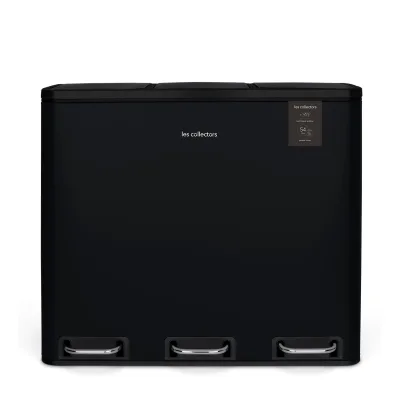 Les Collectors Treteimer N°988 54 L Kapazität, 3 Fächer 18 L,  Schwarz