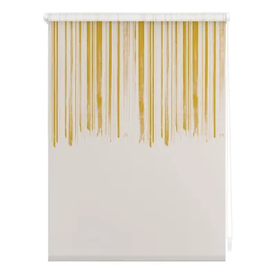 Lichtblick Rollo Klemmfix, ohne Bohren, blickdicht, Flowing Honey  - Gelb