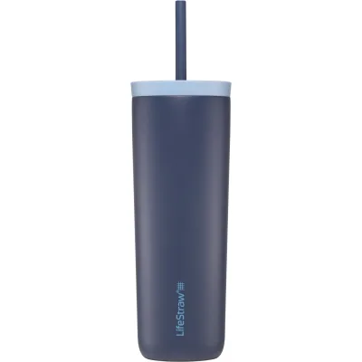 LifeStraw Go Series Tumbler, 500ml, Thermobecher, dunkelblau