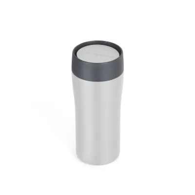 Lifeventure One Touch Thermal Mug, Thermobecher, 350 ml, hellgrau