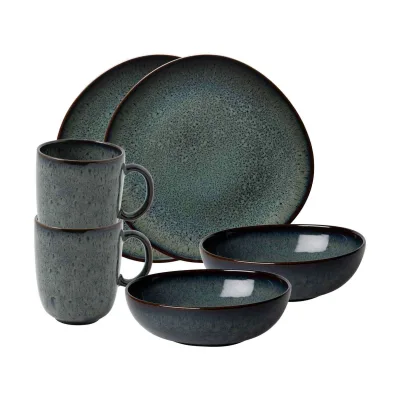 like. by Villeroy & Boch Frühstücks-Set Lave 6-tlg.