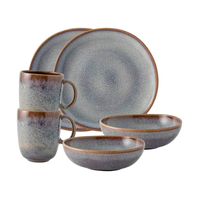 like. by Villeroy & Boch Frühstücks-Set Lave 6-tlg.