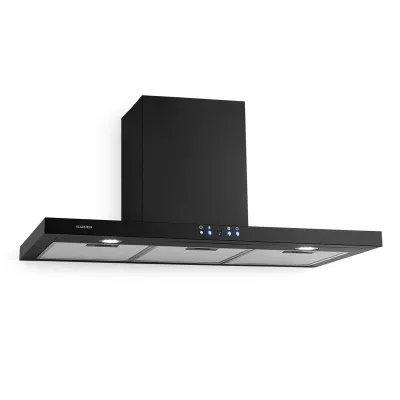 Limelight Dunstabzugshaube 90cm Wandhaube 640m³/h schwarz