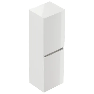 Limes Badezimmer Hochschrank 112cm  Softclose Wandmontage weiß Hgl
