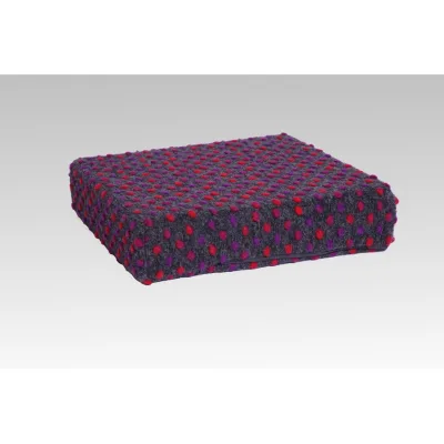 Linke Licardo Sitzkissen Sitzerhöhung Wolle Noppen anthrazit 40/40/10 cm
