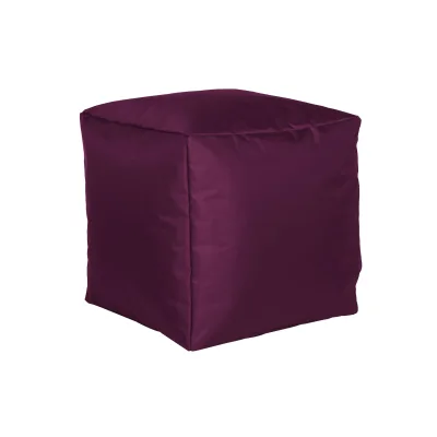 Linke Licardo Sitzwürfel Nylon aubergine 40/40/40 cm