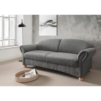 Livetastic 2,5-Sitzer Torello Graubraun 198x84x80 cm