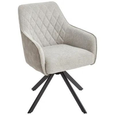Livetastic Armlehnstuhl Beige Braun, Grau, Schwarz, Beige 60x87x65 cm
