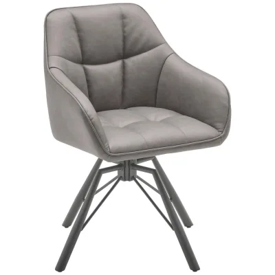 Livetastic Armlehnstuhl Grau, Schwarz 58.5x82.5x54.5 cm
