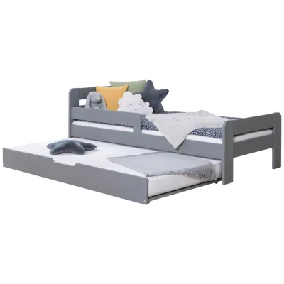 Livetastic Ausziehbett Hellgrau 90x200 cm