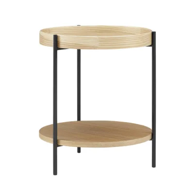 Livetastic Beistelltisch Eiche 49 cm