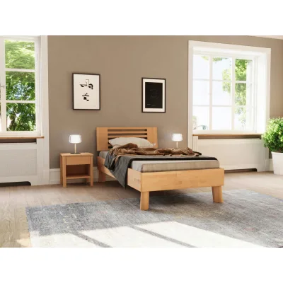 Livetastic Bett Como-S Natur, Kernbuche 100x200 cm
