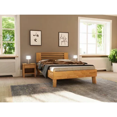 Livetastic Bett Natur, Wildeiche 140x200 cm
