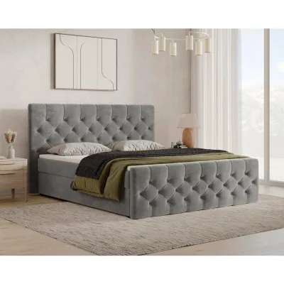 Livetastic Boxbett Anthrazit 140x200 cm