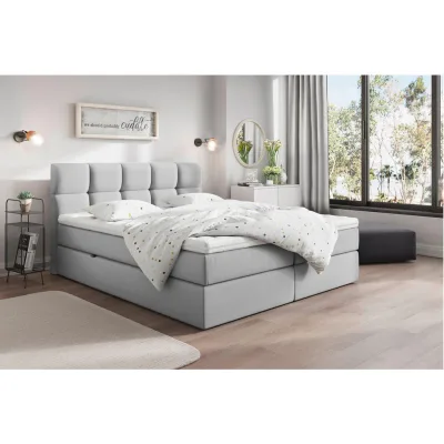 Livetastic Boxbett Hellgrau 160x200 cm