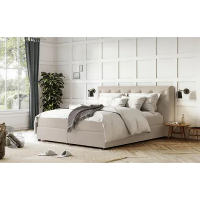 Livetastic Boxspringbett Beige 180x200 cm