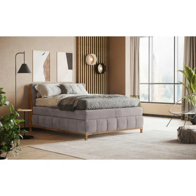 Livetastic Boxspringbett Taupe 180x200 cm