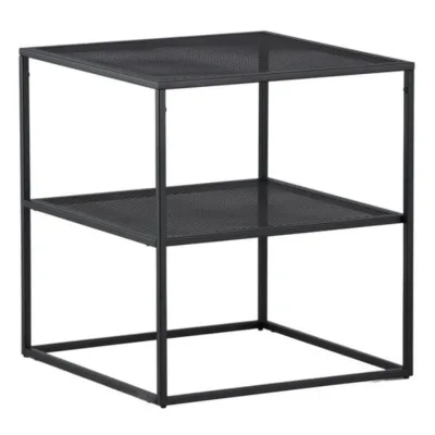 Livetastic Couchtisch Schwarz 55x60x55 cm