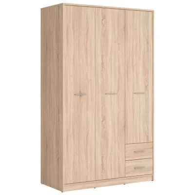 Livetastic Drehtürenschrank Sonoma Eiche 118.5x197x54.5 cm