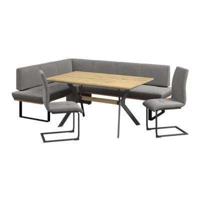 Livetastic Eckbank Grau 225x175 cm
