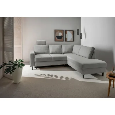 Livetastic Eckschlafsofa Passione Grau 242x200 cm