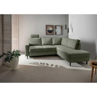 Livetastic Eckschlafsofa Passione Mintgrün 242x200 cm