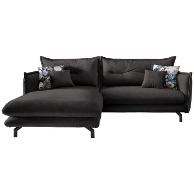 Livetastic Ecksofa Anthrazit 255x180 cm