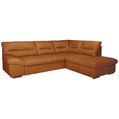 Livetastic Ecksofa Cognac 268x216 cm