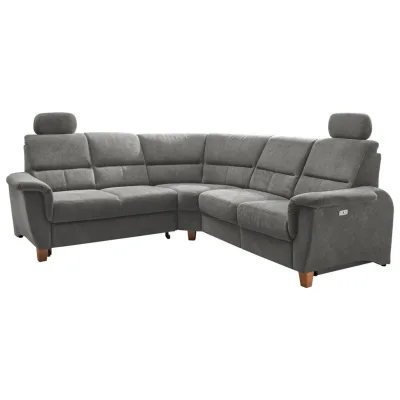 Livetastic Ecksofa Dunkelgrau 241x238 cm