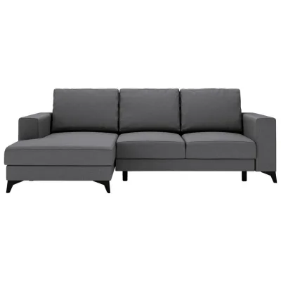 Livetastic Ecksofa Grau 244x156 cm