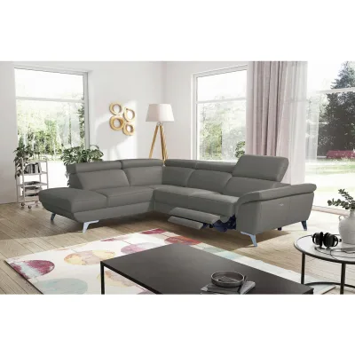 Livetastic Ecksofa Grau 283x228 cm