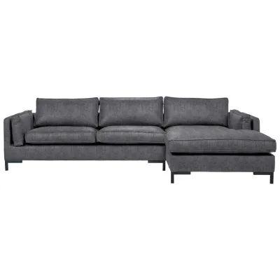Livetastic Ecksofa Grau 295x160 cm