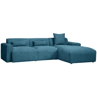 Livetastic Ecksofa Hellblau 303x196 cm