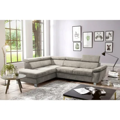 Livetastic Ecksofa Hellbraun 248x208 cm
