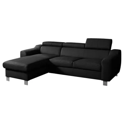 Livetastic Ecksofa Schwarz 242x176 cm